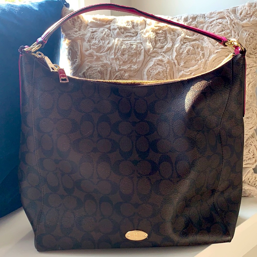 - Coach Signature Hobo Bag